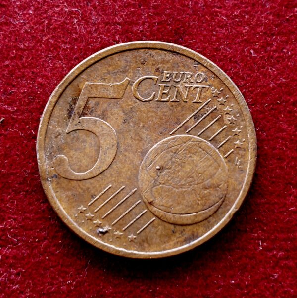 Ireland 5 Euro Cents Celtic harp 2007 Coin - Image 2