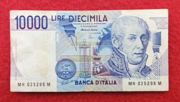 Italy 10000 Lire Volta 1984 Banknote