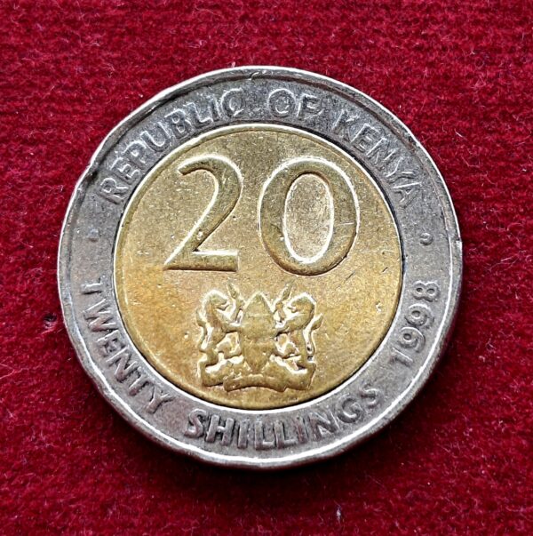 Kenya 20 Shillings 1998 Coin 