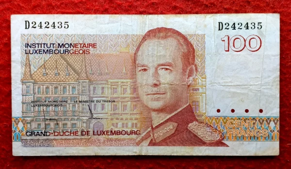  Luxembourg 100 Francs - Jean 1993 Banknote