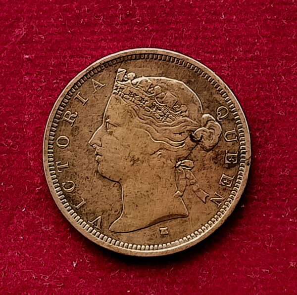 Mauritius 2 Cents - Queen Victoria 1877 Coin - Image 2