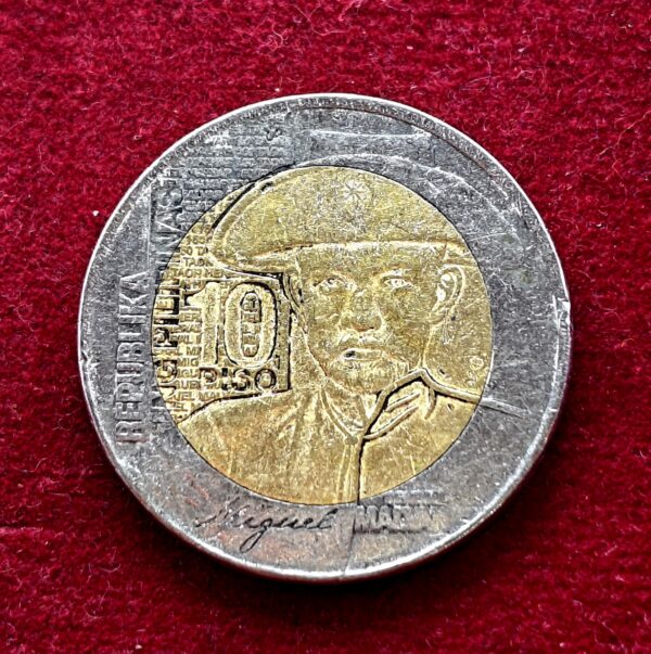 Philippines 10 Piso 150th Birth Anniversary of Miguel Malvar 2015 Commemorative Coin