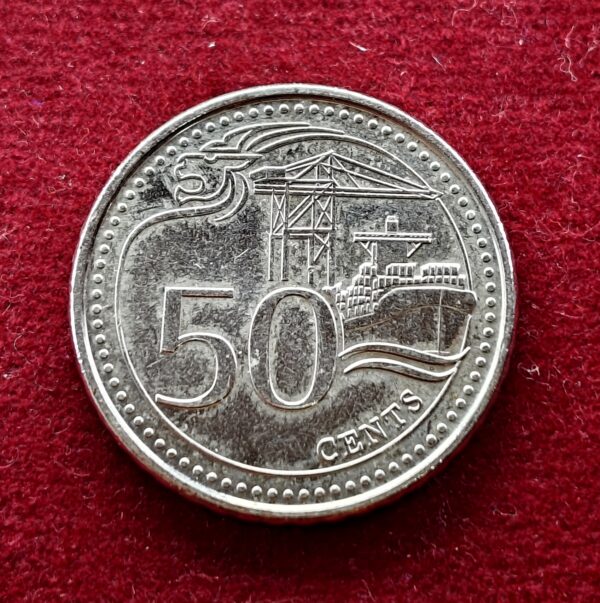 Singapore 50 Cents 2015 Coin