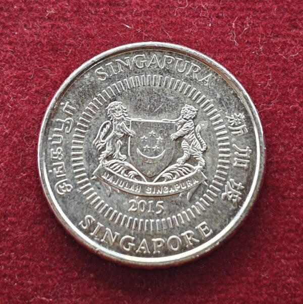 Singapore 50 Cents 2015 Coin - Image 2