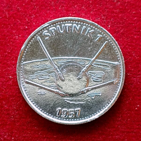 United Kingdom (UK) Shell Token - Man in Flight - Sputnik 1 - 1957 