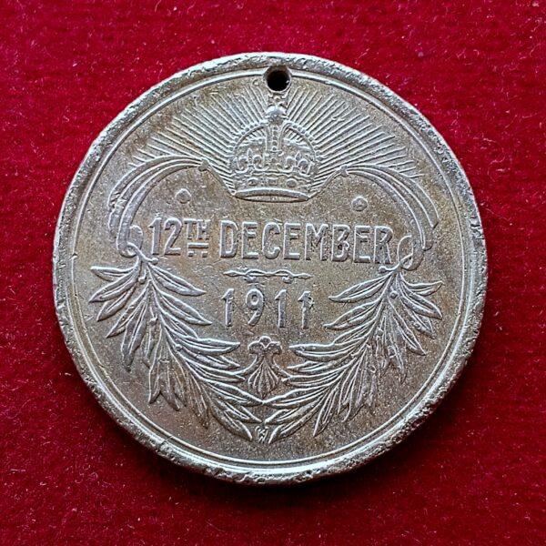 British India Medal - George V and Mary Coronation Durbar 12th December 1911