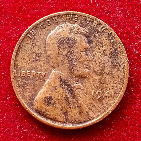 United States (USA) 1 Cent Lincoln Wheat Ears Reverse 1941 Coin