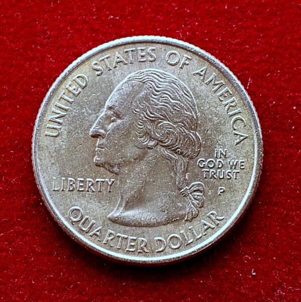 United States (USA) 1/4  Dollar “Washington Quarter”  Indiana 2002 Coin P (Mint of Philadelphia) - Image 2