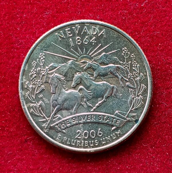 United States (USA) 1/4 Dollar “Washington Quarter” Nevada 2006 Coin