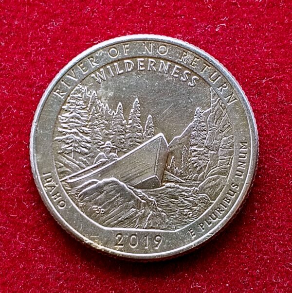 United States (USA) 1/4 Dollar "Washington Quarter" Frank Church River of No Return Wilderness 2019 Coin