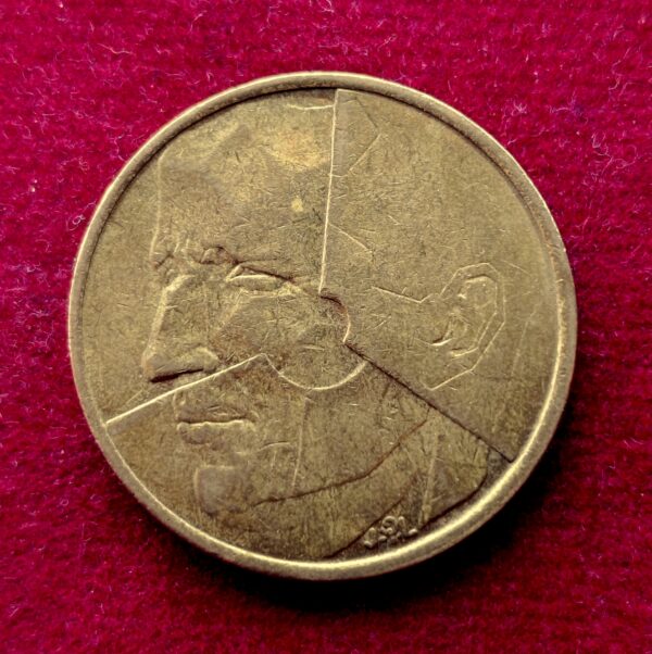 Belgium 5 Francs - Baudouin I 1986 Coin - Image 2