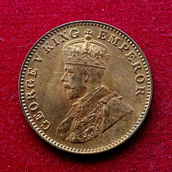 British India 1/4 Anna George V 1936 Coin  - Image 2