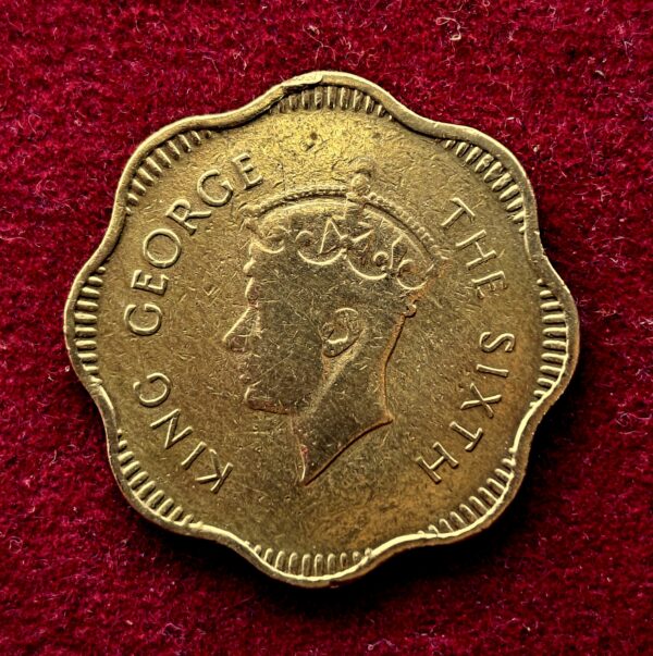 Ceylon 10 Cents - George VI 1951 Coin - Image 2