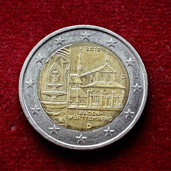 Federal Republic of Germany 2 Euros Baden-Wurttemberg 2013 Commemorative Coin