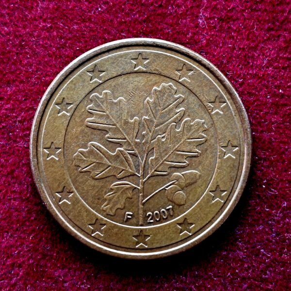 Federal Republic of Germany 5 Euro Cents oak twig 2007 Coin