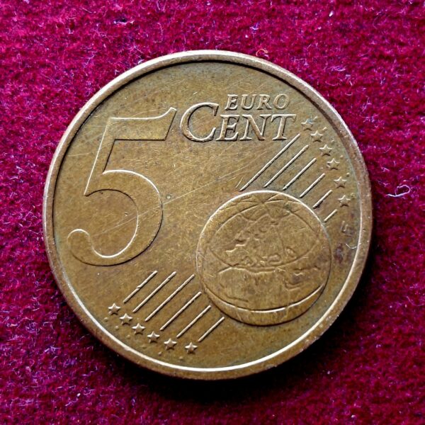 Federal Republic of Germany 5 Euro Cents oak twig 2007 Coin - Image 2