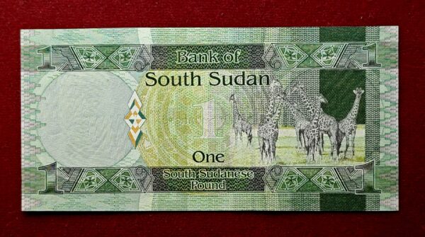 South Sudan 1 Pound Dr. John Garang de Mabior 2011 Banknote - Image 2