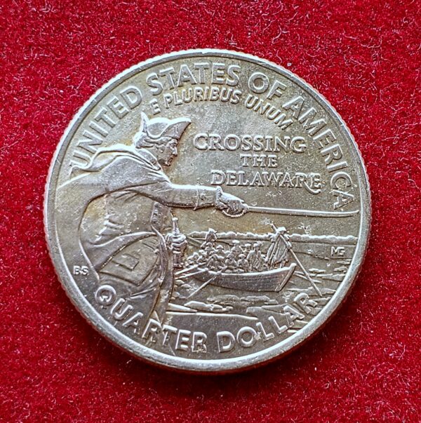 United States 1/4 Dollar "Washington Quarter" Crossing the Delaware 2021 Coin P (Mint of Philadelphia)