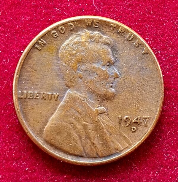 United States (USA) 1 Cent Lincoln Wheat Ears Reverse 1947 Coin