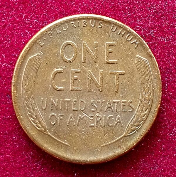 United States (USA) 1 Cent Lincoln Wheat Ears Reverse 1949 Coin (D - Mint of Denver) - Image 2