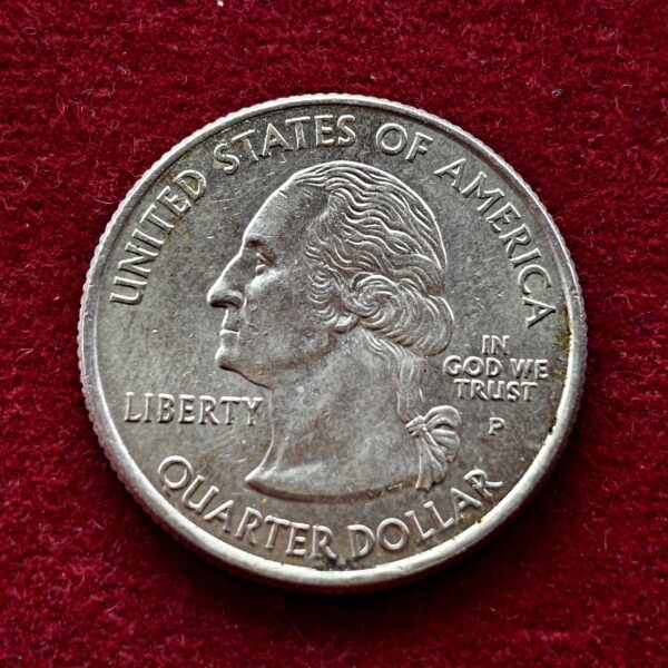 United States (USA) 1/4 Dollar “Washington Quarter” Hawaii 2008 Coin - Image 2