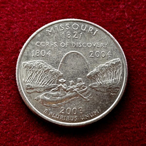 United States (USA) 1/4  Dollar "Washington Quarter" Missouri 2003 Coin