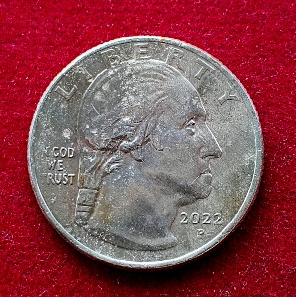 United States (USA) 1/4 Dollar "Washington Quarter" Nina Otero-Warren 2022 Coin (Denver Mint) - Image 2