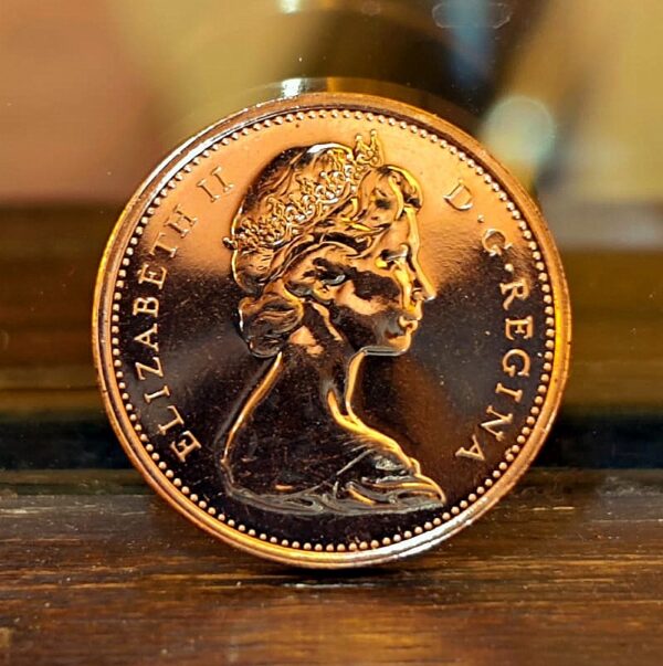 Canada 1 Cent - Queen Elizabeth II 2nd portrait 1978 Gem UNC Coin - Image 2
